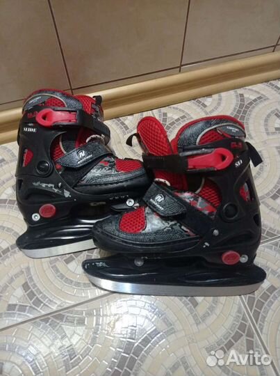 Коньки раздвижные Р 31-33
