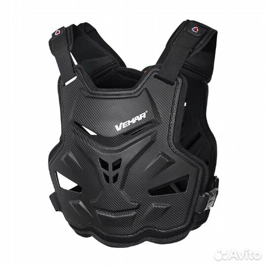 Моточерепаха защита тела Vemar черная