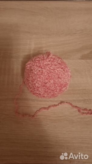 Пряжа плюшевая остатки