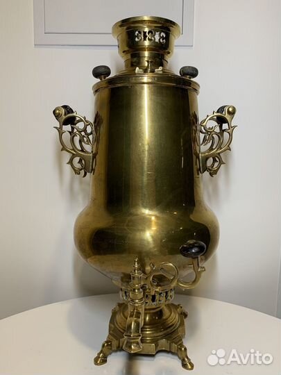 Самовар на дровах старинный редкой формы