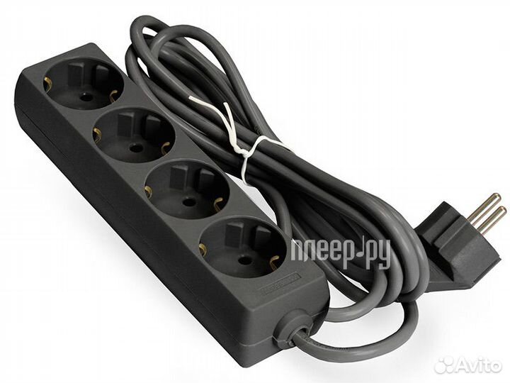 Удлинитель ExeGate ECE-4-5B 4 Sockets с заземл