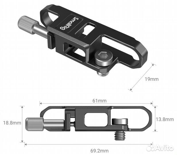 Фиксатор кабеля SSD диска SmallRig 3300 для bmpcc