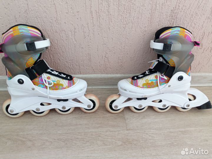 Роликовые коньки раздвижные 34-37