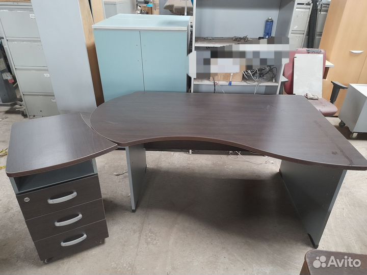 Стол с тумбой бу Берлин