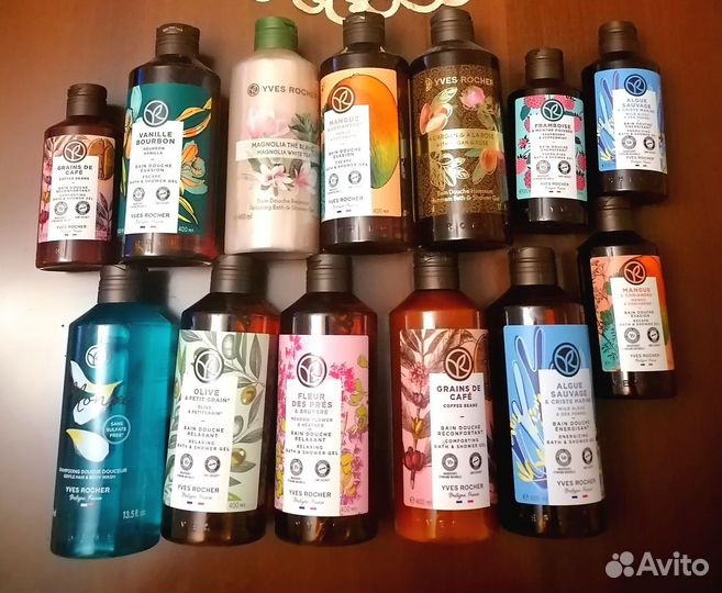 Гели для душа 200, 400 мл,молочко для тела Ив Роше