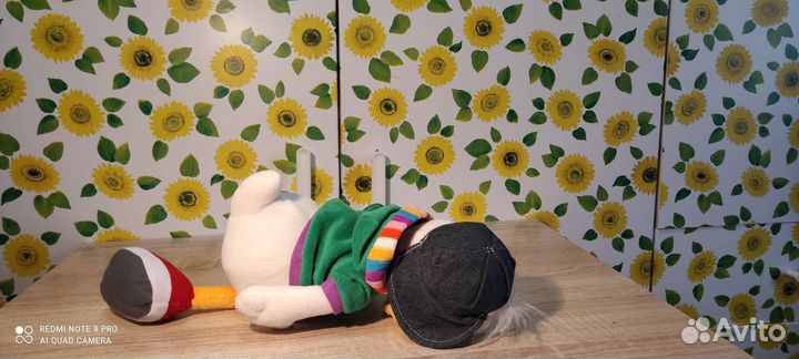 Мягкая музыкальная игрушка. Дональд Дак