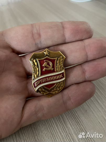Значок дружинник