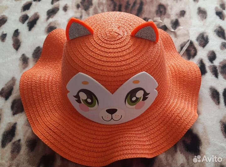 Шляпка лисичка для девочки 52