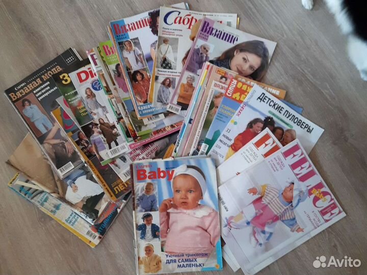 Журналы вязание (46 шт.)