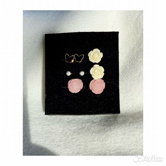 Набор серьги пусеты