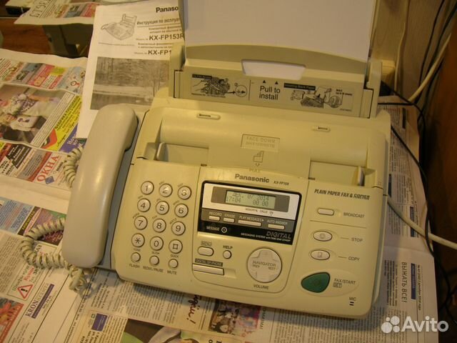 Факс на обычной бумаге Panasonic KX-FP158RU