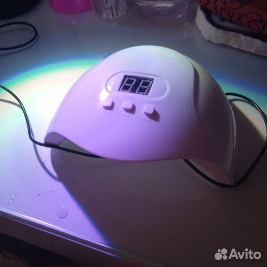 Набор для маникюра с лампой