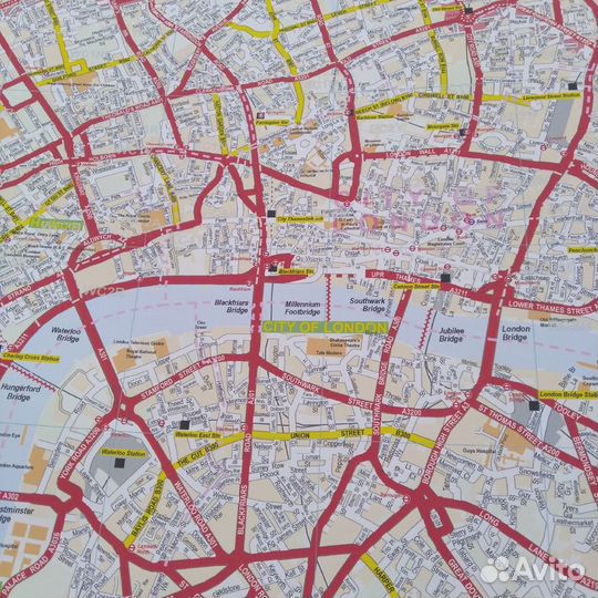 Карта Лондона на английском