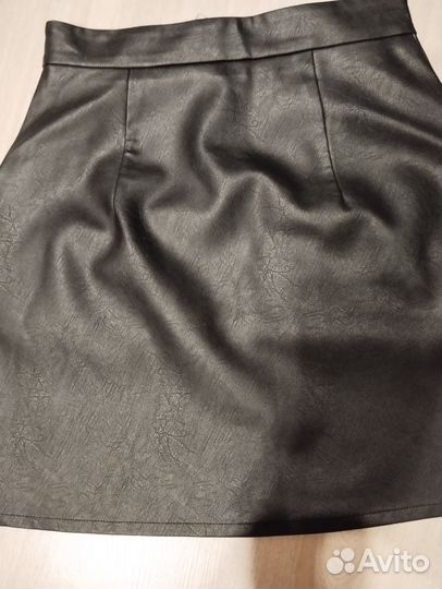 Кожаная юбка