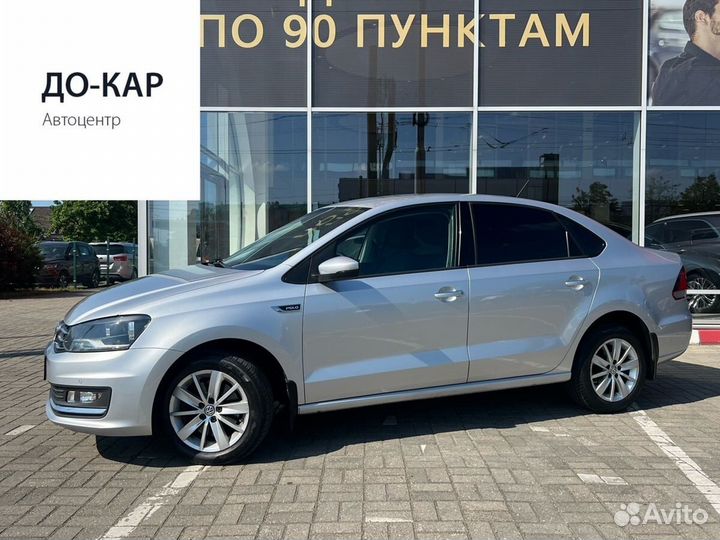 Volkswagen Polo 1.6 AT, 2018, 103 449 км