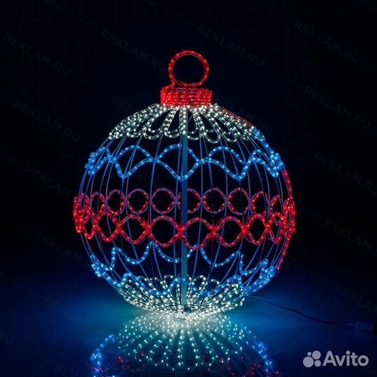 Новогодний кованый шар