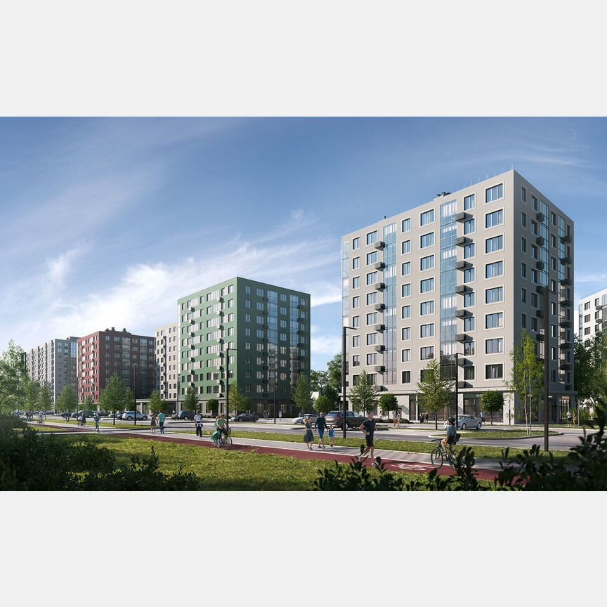 2-к. квартира, 48,1 м², 5/9 эт.