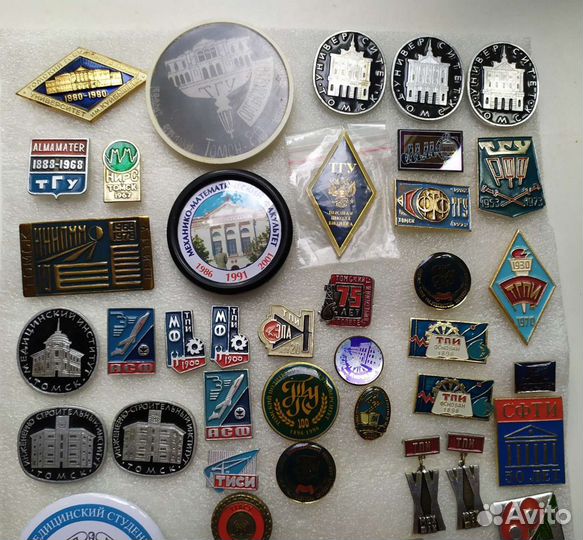 Значки и знаки СССР - томские вузы институты Томск
