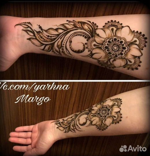 Временное тату, мехенди