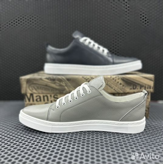 Кеды мужские кожаные 40-45 размеры