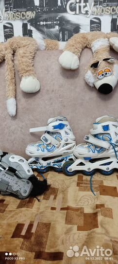 Роликовые коньки раздвижные