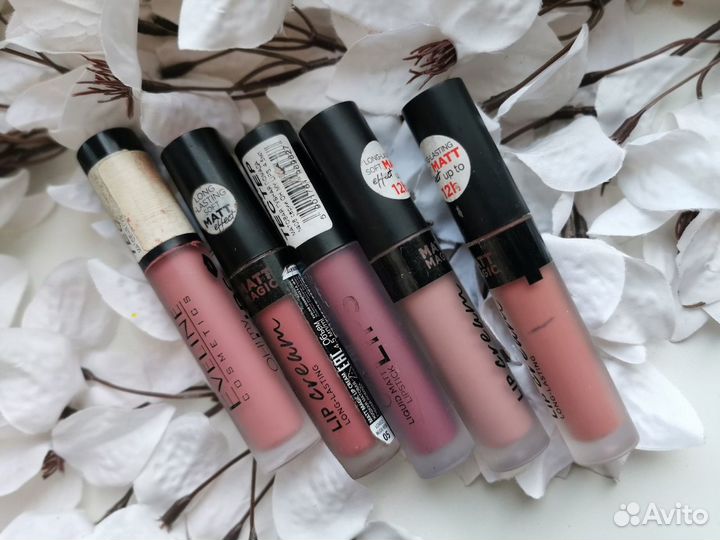 Жидкие матовые помады Artdeco, Nyx, Catrice, Victo