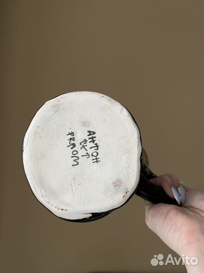 Глиняный кувшин/молочник/ваза