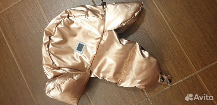 Утепленная шапка-ушанка+ варежки pulka