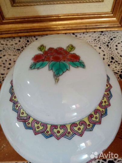 Ваза- чайница в китайском стиле. Винтаж