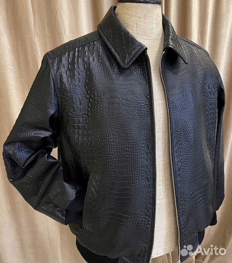 Кожаная мужская куртка на заказ пошив