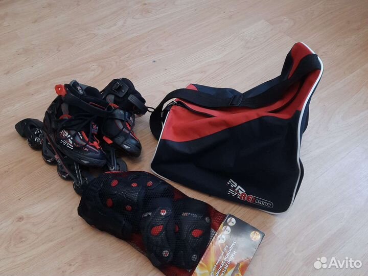 Детские ролики и защита (без сумки)