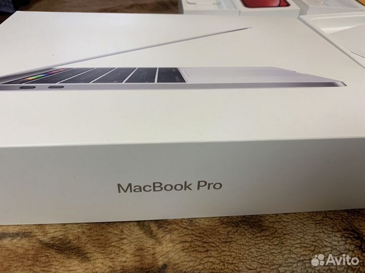 Коробка от iPhone 14pro, XR yellow 128, mac book