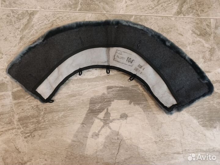 Меховой воротник из цыгейки