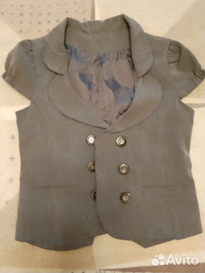 Жилетка для девочки школьная