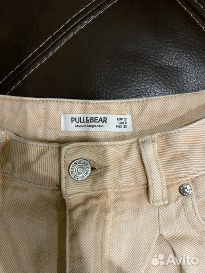 Женские шорты джинсовые pull&bear
