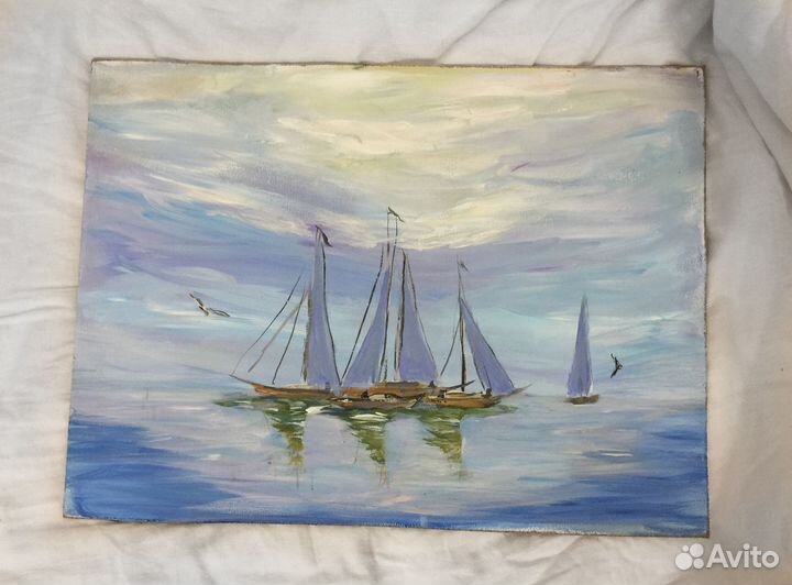 Картины акрилом морская тематика