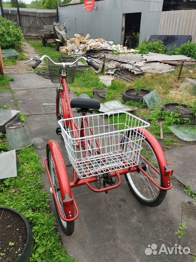 Продам велосипед взрослый новый 3х колесный