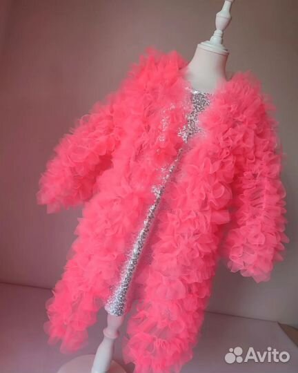 Платье детское праздничное пышное 116-122 см