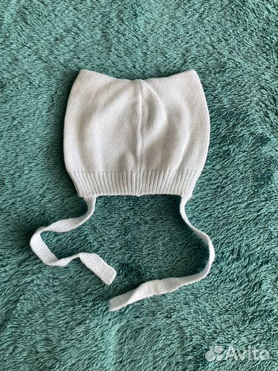 Шапка детская на завязках 38-40