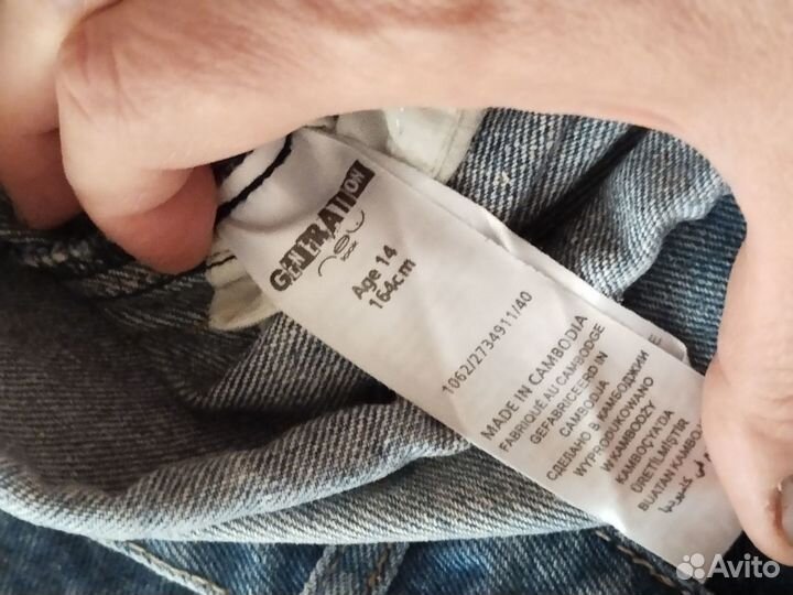 Джинсовые шорты для девочки