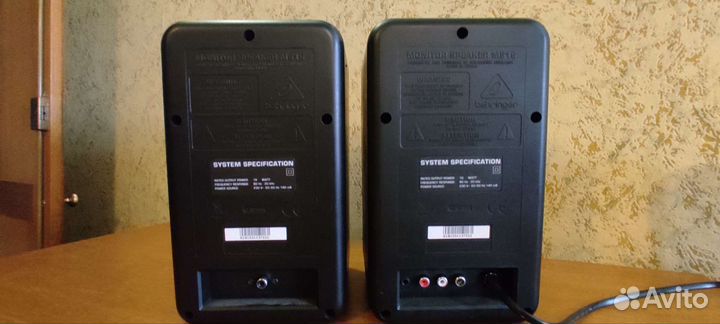 Активные колонки мониторы behringer MS16