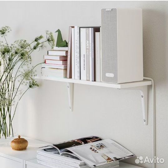 Полка навесная Икеа Бургульт/Сибгульт 59х20х2