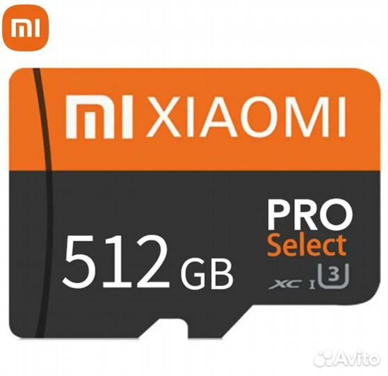 Карта памяти micro sd Xiaomi 256Гб, 512Гб. Новая