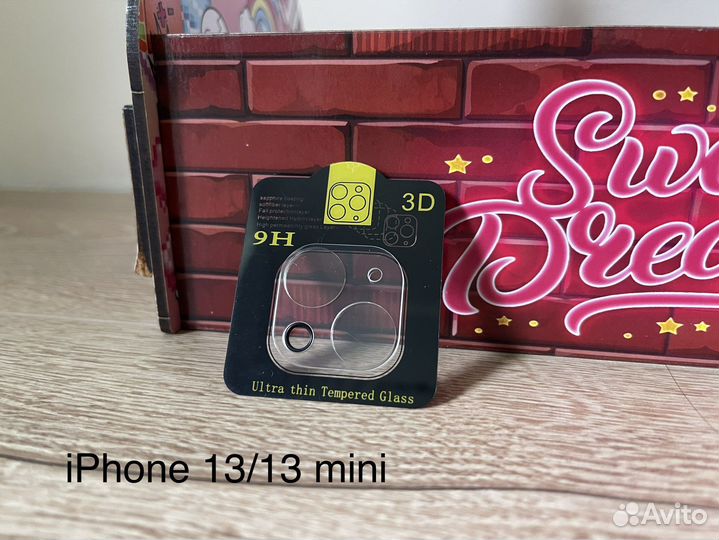 Защитное стекло на камеру iPhone
