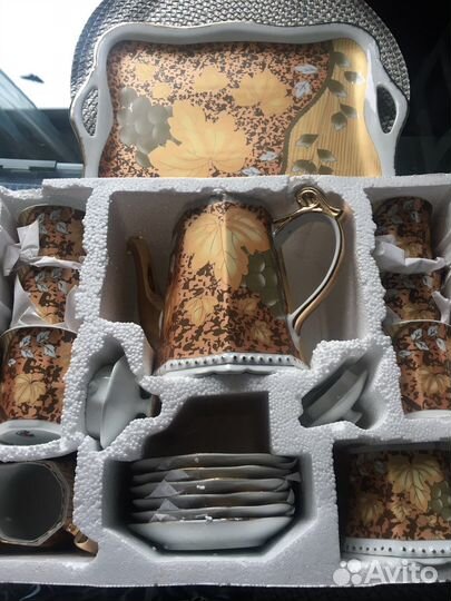 Сервиз кофейный с подносом