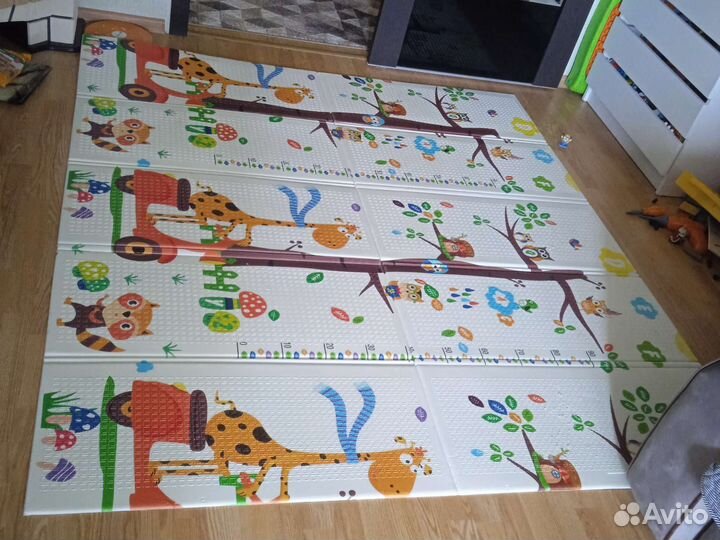 Развивающий коврик толстый 1,75*2