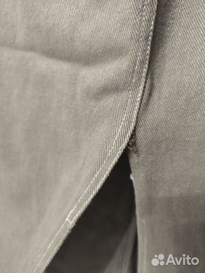 Джинсовая юбка миди