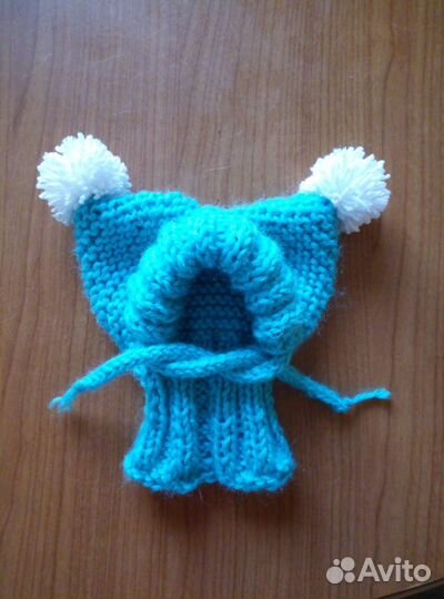 Шапочка для собак мелких пород