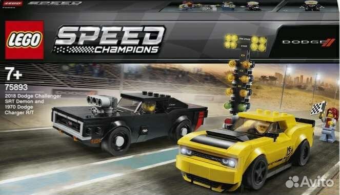 Lego Speed Champions Автомобили Dodge Charger