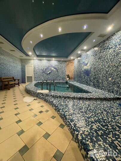 Баня сауна с тёплым бассейном